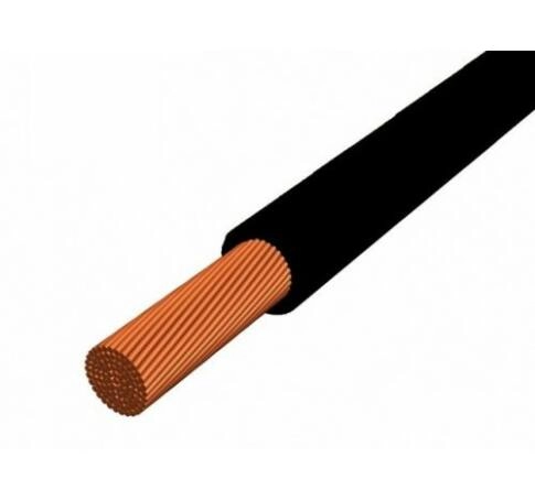 H07V-K 1x6 fekete 450/750V PVC szigetelésű sodrott hajlékony 100 m